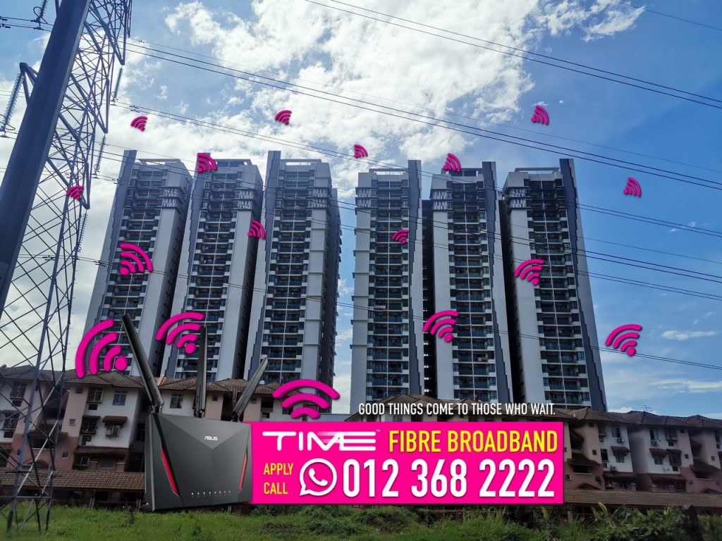 Riverville Residence fast broad band malaysia