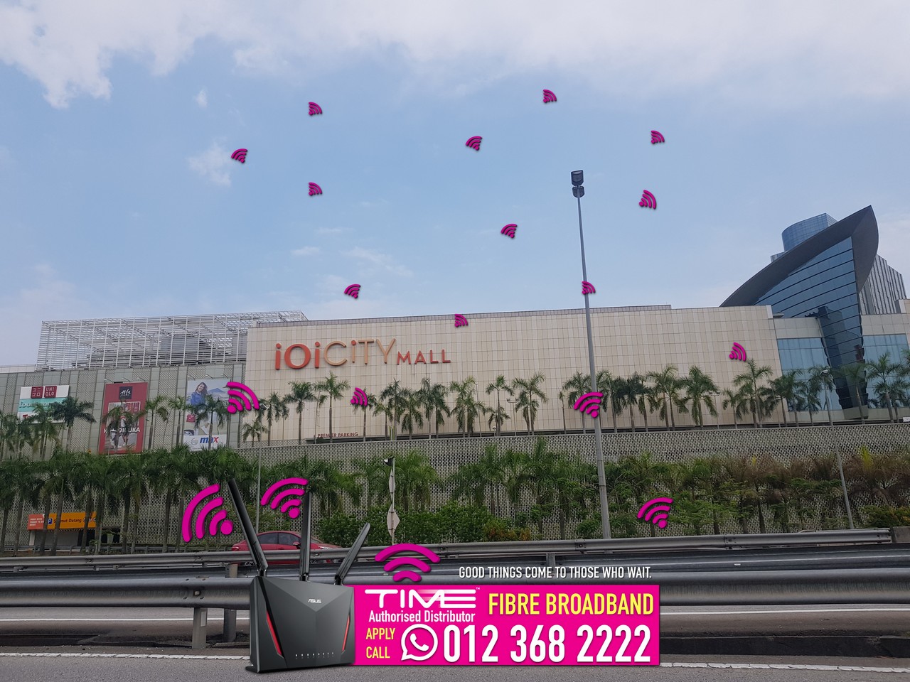 Ioi city mall time internet